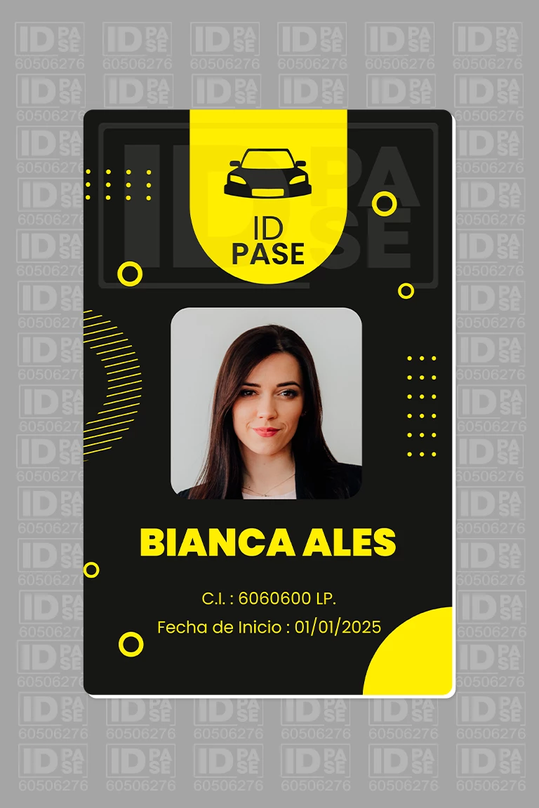 Credenciales PVC para Radio Taxi (Conductores Autorizados)